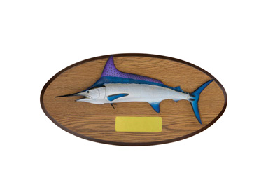 White Marlin 3rd Place Plaque
