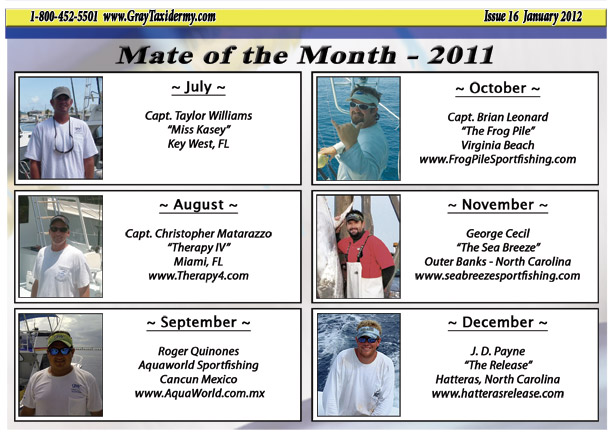 Mate of The Month 2011